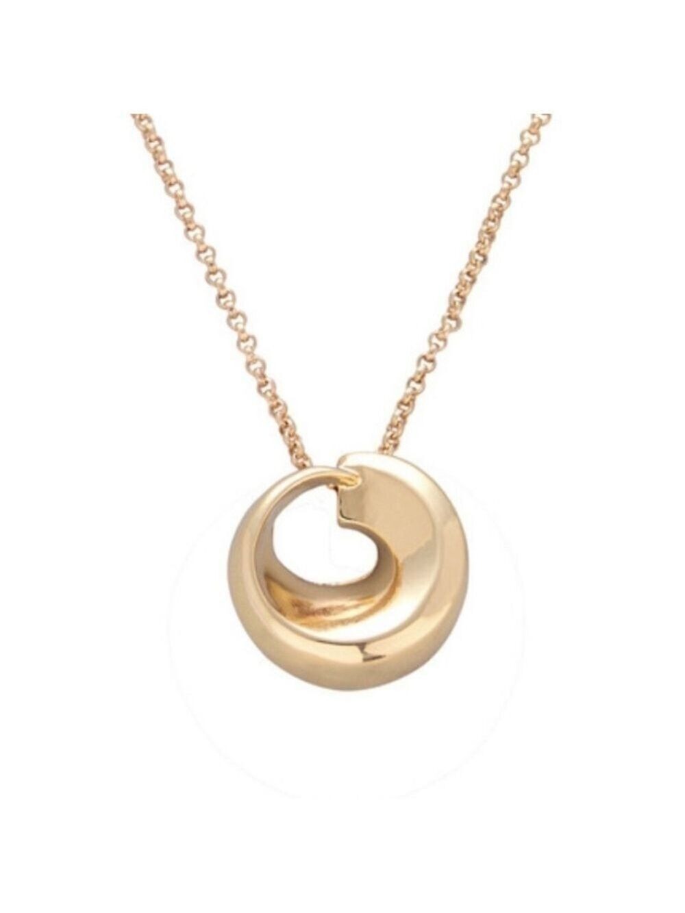 Heart necklace choker unique cutout design gold  chain adjusts boho minimalist